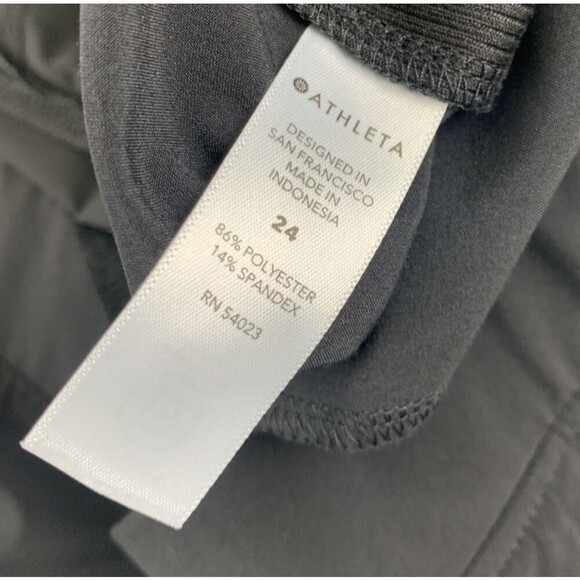 Athleta Brooklyn Ankle Pant Black PullOn 198671 Lightweight Pocket Women Plus 24 - Picture 8 of 14